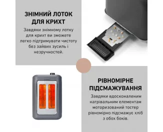 Тостер BUYDEEM DT730E Ink Grey (DT730E-IG/EU)
