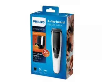 Тример для бороди та вусів PHILIPS Beardtrimmer series 3000 BT3206/14