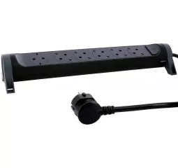 Удлинитель Legrand премиум, поворотный, 6хSchuko, 16А, 3м, черный (694540)
