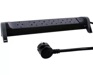 Удлинитель Legrand премиум, поворотный, 6хSchuko, 16А, 3м, черный (694540)