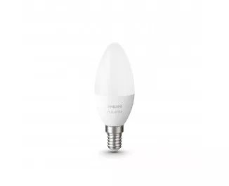 Розумна лампа PHILIPS Hue E14, 5.5W(40Вт), 2700K, White, Bluetooth, що димується (929002039903)