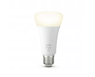 Розумна лампа PHILIPS Hue E27, 15.5W(100Вт), 2700K, White, Bluetooth, що димується (929002334903)