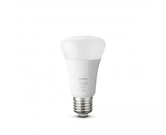 Умная лампа PHILIPS Hue Single Bulb E27, 9W(60Вт), 2700K, White, Bluetooth, диммируемая (929001821618)