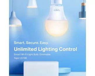 Розумна світлодіодна лампа TP-Link Tapo L510E N300 (TAPO-L510E-2-PACK)