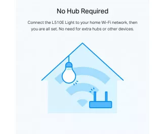 Розумна світлодіодна лампа TP-Link Tapo L510E N300 (TAPO-L510E-2-PACK)
