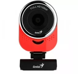 Вебкамера Genius Qcam-6000, FullHD, 30fps, manual focus, красный