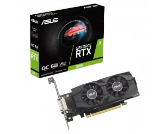 Відеокарта ASUS GeForce RTX 3050 LP BRK OC Edition 6GB GDDR6 (RTX3050-O6G-LP-BRK)