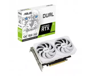 Видеокарта ASUS GeForce RTX 3060 White OC Edition 8GB GDDR6 (DUAL-RTX3060-O8G-WHITE)