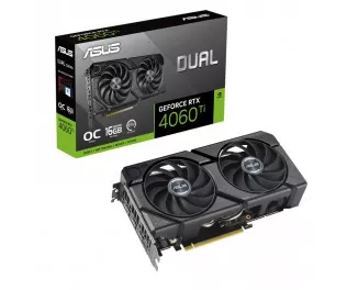 Видеокарта ASUS GeForce RTX 4060 Ti Dual EVO OC Edition 16GB GDDR6 (DUAL-RTX4060TI-O16G-EVO)