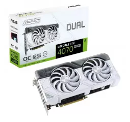 Відеокарта ASUS GeForce RTX 4070 SUPER Dual White OC Edition 12GB GDDR6X (DUAL-RTX4070S-O12G-WHITE)