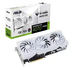 Видеокарта ASUS GeForce RTX 4070 Ti SUPER TUF Gaming 16GB GDDR6X White OC Edition (TUF-RTX4070TIS-O16G-WHITE-GAMING)