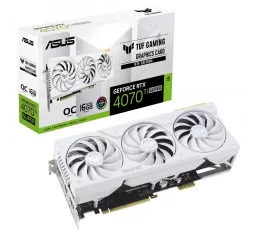 Відеокарта ASUS GeForce RTX 4070 Ti SUPER TUF Gaming BTF White OC Edition 16GB GDDR6X (TUF-RTX4070TIS-O16G-BTF-WHITE)