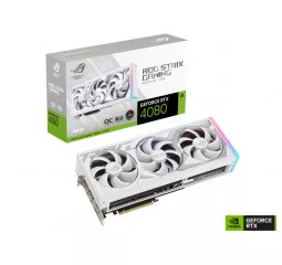 Видеокарта ASUS GeForce RTX 4080 ROG Strix White OC Edition 16GB GDDR6X (ROG-STRIX-RTX4080-O16G-WHITE)