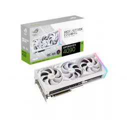 Відеокарта ASUS GeForce RTX 4090 ROG Strix 24GB GDDR6X White OC Edition with DLSS 3 (ROG-STRIX-RTX4090-O24G-WHITE)