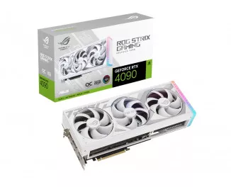 Відеокарта ASUS GeForce RTX 4090 ROG Strix 24GB GDDR6X White OC Edition with DLSS 3 (ROG-STRIX-RTX4090-O24G-WHITE)