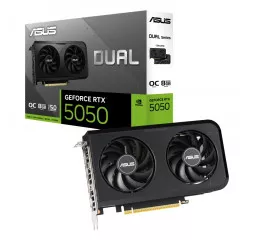Видеокарта ASUS GeForce RTX 5050 Dual 8GB GDDR6 OC Edition (DUAL-RTX5050-O8G)