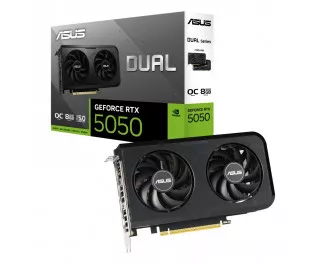 Видеокарта ASUS GeForce RTX 5050 Dual 8GB GDDR6 OC Edition (DUAL-RTX5050-O8G)