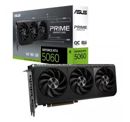 Видеокарта ASUS GeForce RTX 5060 PRIME 8GB GDDR7 OC Edition (PRIME-RTX5060-O8G)