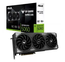 Видеокарта ASUS GeForce RTX 5060 TUF Gaming 8GB GDDR7 OC Edition (TUF-RTX5060-O8G-GAMING)
