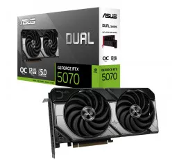 Видеокарта ASUS GeForce RTX 5070 Dual 12GB GDDR7 OC Edition (DUAL-RTX5070-O12G)