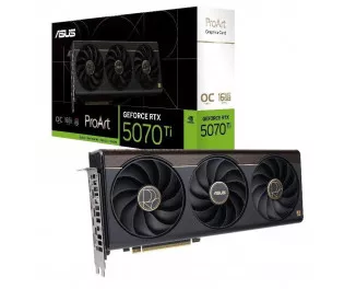 Видеокарта ASUS GeForce RTX 5070 Ti 16GB GDDR7 ProArt OC Edition (PROART-RTX5070TI-O16G)