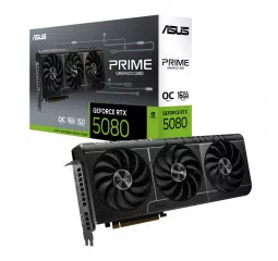 Видеокарта ASUS GeForce RTX 5080 PRIME 16GB GDDR7 OC Edition (PRIME-RTX5080-O16G)