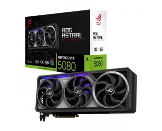 Видеокарта ASUS GeForce RTX 5080 ROG Astral 16GB GDDR7 OC Edition (ROG-ASTRAL-RTX5080-O16G-GAMING)