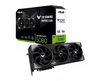 Видеокарта ASUS GeForce RTX 5080 TUF Gaming 16GB GDDR7 OC Edition (TUF-RTX5080-O16G-GAMING)