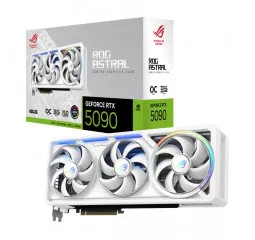 Відеокарта ASUS GeForce RTX 5090 ROG Astral 32GB GDDR7 White OC Edition (ROG-ASTRAL-RTX5090-O32G-WHITE)
