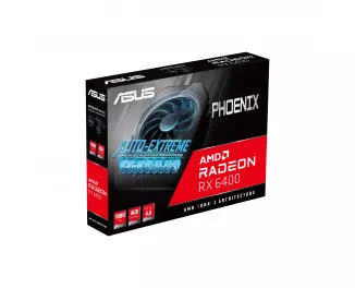 Видеокарта ASUS Radeon RX 6400 4GB GDDR6 (PH-RX6400-4G)