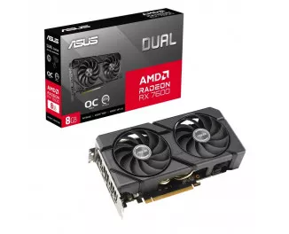 Відеокарта ASUS Radeon RX 7600 Dual EVO OC Edition 8GB GDDR6 (90YV0LD0-M0NA00)