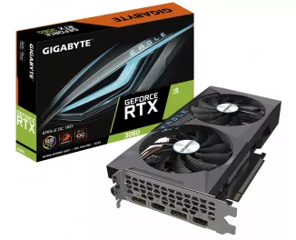 Видеокарта Gigabyte GeForce RTX 3060 EAGLE 12G GV-N3060EAGLE-12GD) rev. 2.0