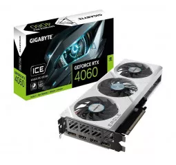 Видеокарта Gigabyte GeForce RTX 4060 EAGLE OC ICE 8G (GV-N4060EAGLEOC ICE-8GD)