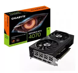 Видеокарта Gigabyte GeForce RTX 4070 WINDFORCE 2X OC V2 12G (GV-N4070WF2OCV2-12GD)