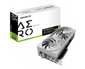 Відеокарта Gigabyte GeForce RTX 4080 SUPER AERO OC 16G (GV-N408SAERO OC-16GD)