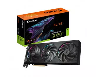 Видеокарта Gigabyte GeForce RTX 5060 Ti AORUS ELITE 16G (GV-N506TAORUS E-16GD)