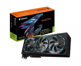 Видеокарта Gigabyte GeForce RTX 5070 Ti AORUS MASTER 16G (GV-N507TAORUS M-16GD)