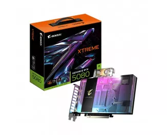 Видеокарта Gigabyte GeForce RTX 5080 XTREME WATERFORCE WB 16G (GV-N5080AORUSX WB-16GD)