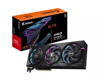 Видеокарта Gigabyte Radeon RX 9070 XT AORUS ELITE 16G (GV-R9070XTAORUS E-16GD)