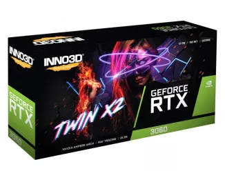 Відеокарта Inno3D GeForce RTX 3060 TWIN X2 (N30602-12D6-119032AH)
