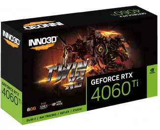 Видеокарта Inno3D GeForce RTX 4060 Ti TWIN X2 8GB (N406T2-08D6-171153N)