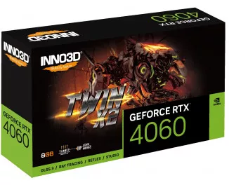 Відеокарта Inno3D GeForce RTX 4060 TWIN X2 (N40602-08D6-173051N)