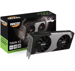 Видеокарта Inno3D GeForce RTX 5060 Ti 16GB TWIN X2 (N506T2-16D7-191073N)