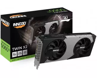 Видеокарта Inno3D GeForce RTX 5060 Ti 16GB TWIN X2 (N506T2-16D7-191073N)