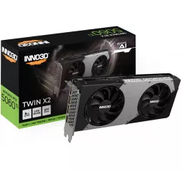 Видеокарта Inno3D GeForce RTX 5060 Ti 8GB TWIN X2 (N506T2-08D7-193075N)