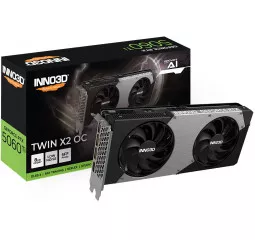 Видеокарта Inno3D GeForce RTX 5060 Ti 8GB TWIN X2 OC (N506T2-08D7X-193075N)