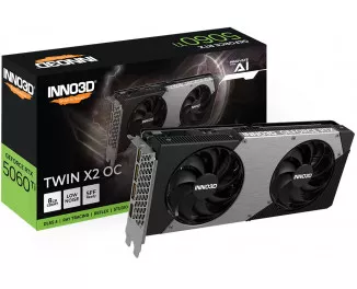 Видеокарта Inno3D GeForce RTX 5060 Ti 8GB TWIN X2 OC (N506T2-08D7X-193075N)