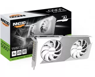 Видеокарта Inno3D GeForce RTX 5060 Ti 8GB TWIN X2 OC WHITE (N506T2-08D7X-193075W)