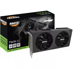 Відеокарта Inno3D GeForce RTX 5060 TWIN X2 8G (N50602-08D7-195071N)