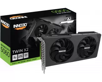 Відеокарта Inno3D GeForce RTX 5060 TWIN X2 8G (N50602-08D7-195071N)